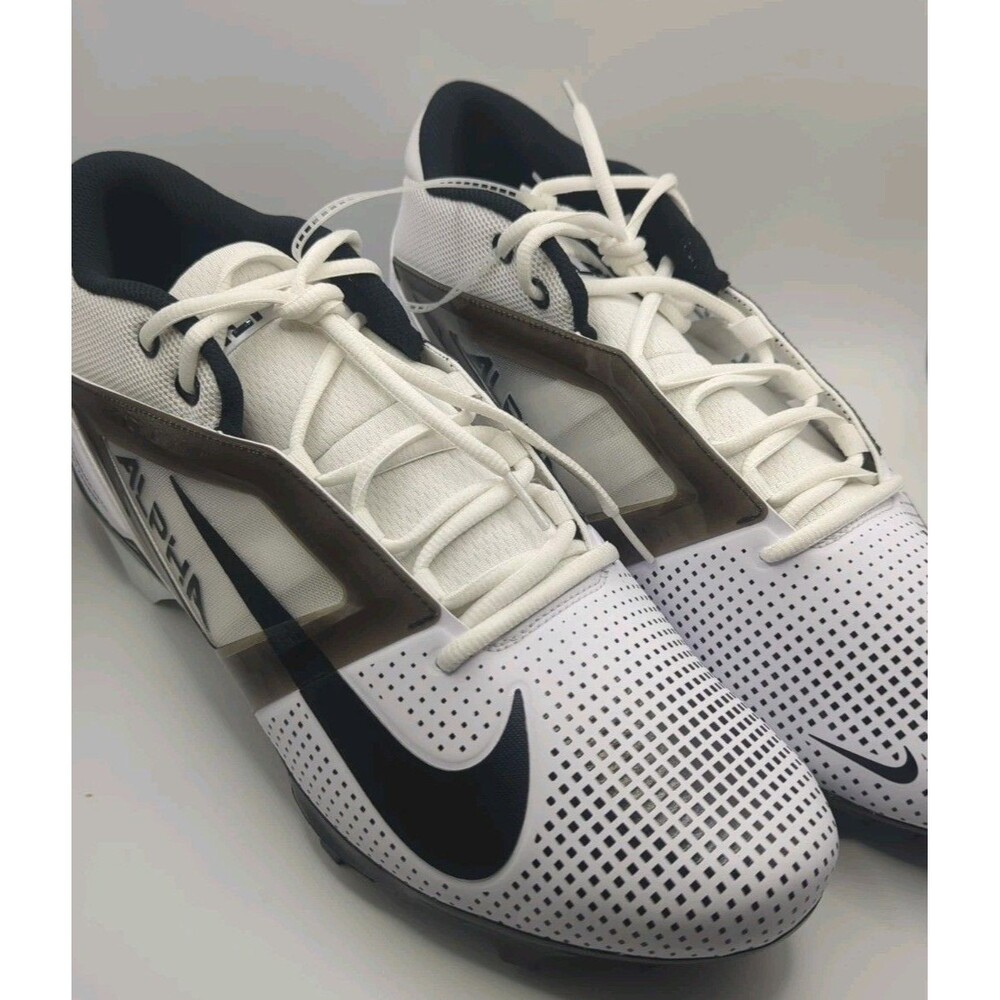 Nike Alpha Menace Pro 4 TD Football Cleats Mens Size 15 White
